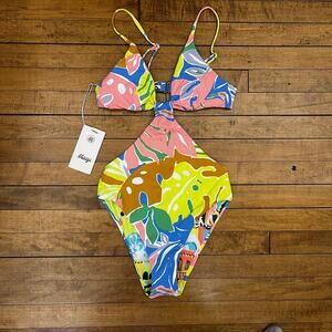 Maaji Selvatik Mimi Reversible One Piece Swimsuit sz S NEW WITH TAGS $167